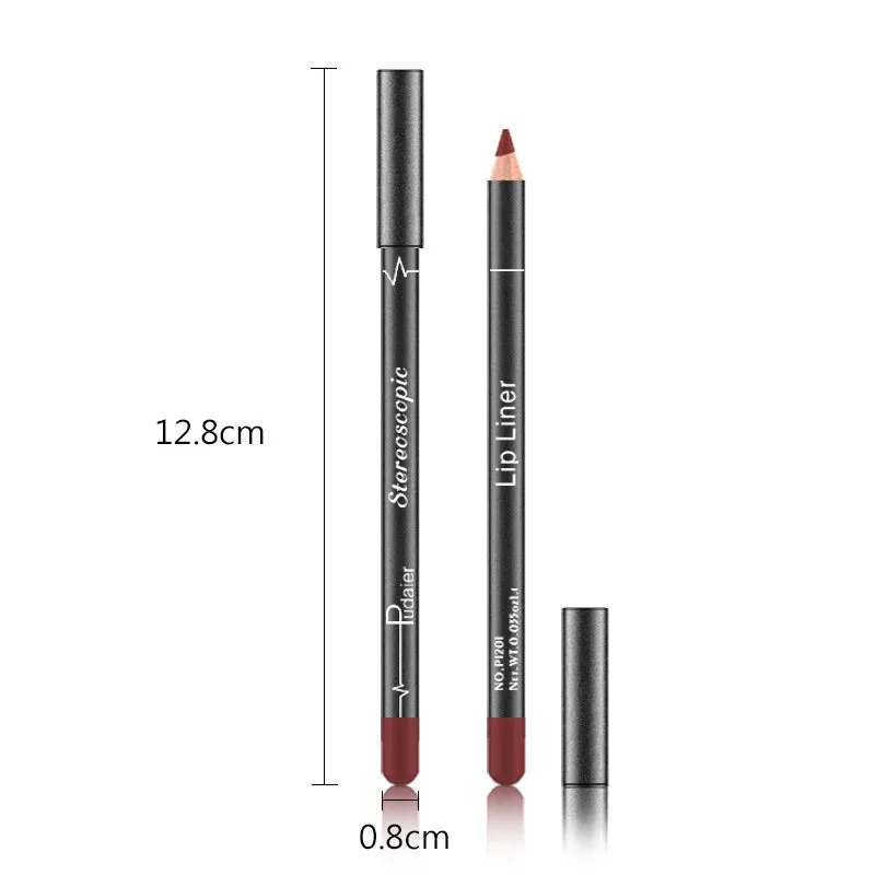 12 Colors Lip Liner Pencil