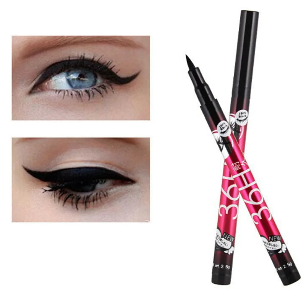 1PC Black Liquid Eyeliner Pencil Waterproof Long-lasting Smooth Makeup