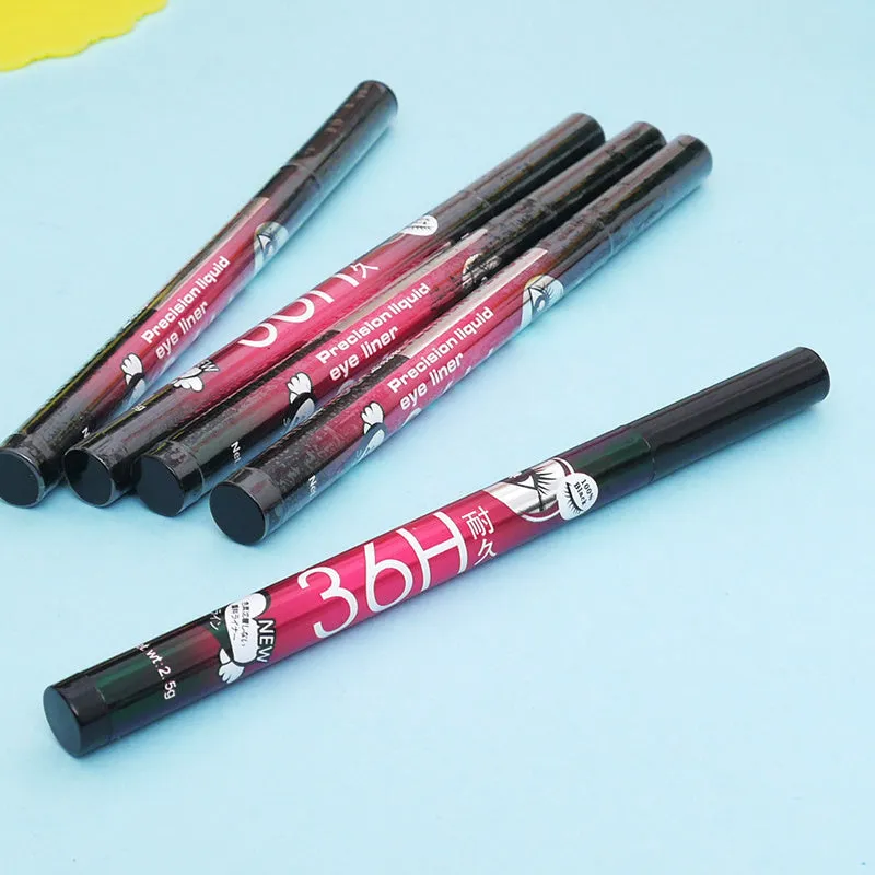 1PC Black Liquid Eyeliner Pencil Waterproof Long-lasting Smooth Makeup