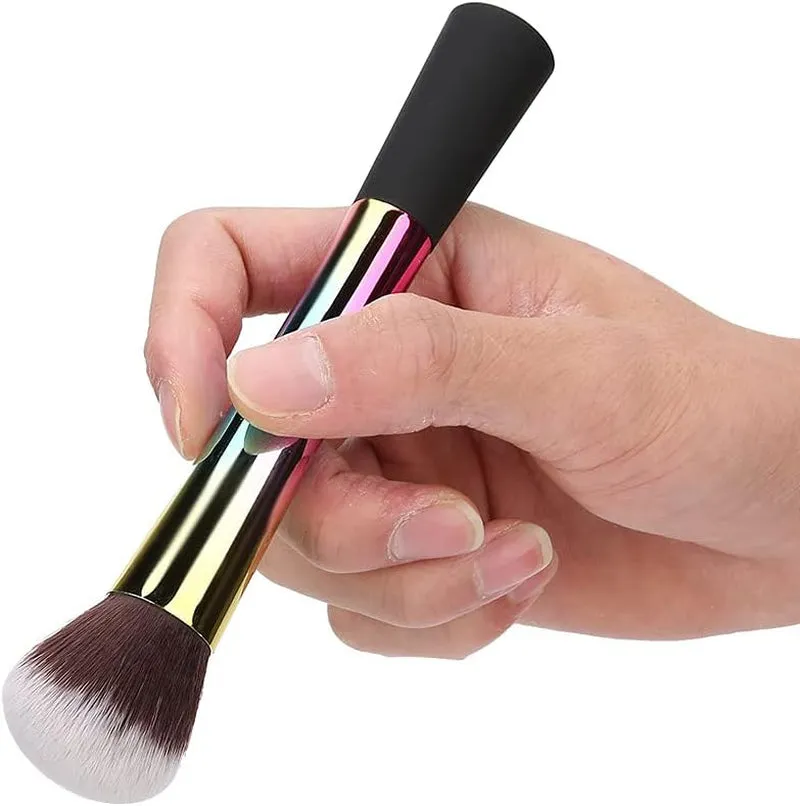 4 Sets Travel Makeup Brush, Travel Portable Makeup Brush Set Brush Kit for Bridesmaid Gift Cosmetics Powder Eyeshadow Concealer