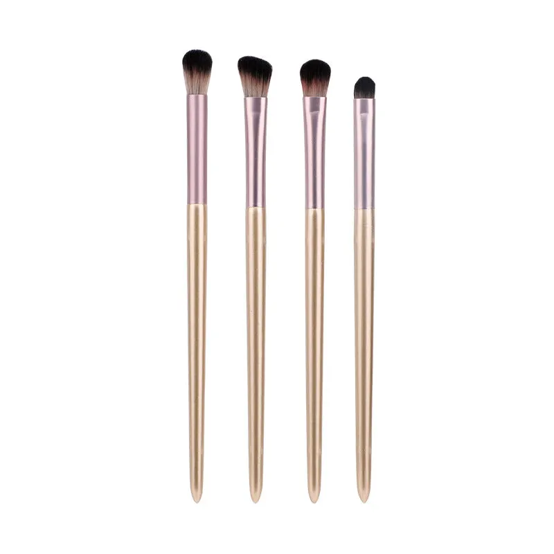 4PCS/Set Detail Small Eyeshadow Make Up Brushes Synthetic Hair Eyebrow Eyeliner Eyeshadow Blending Tapered Smudge cosmetic tool