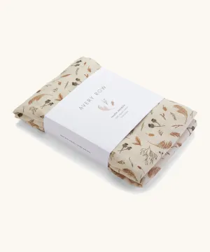 Avery Row Baby Muslin Swaddle - Grasslands