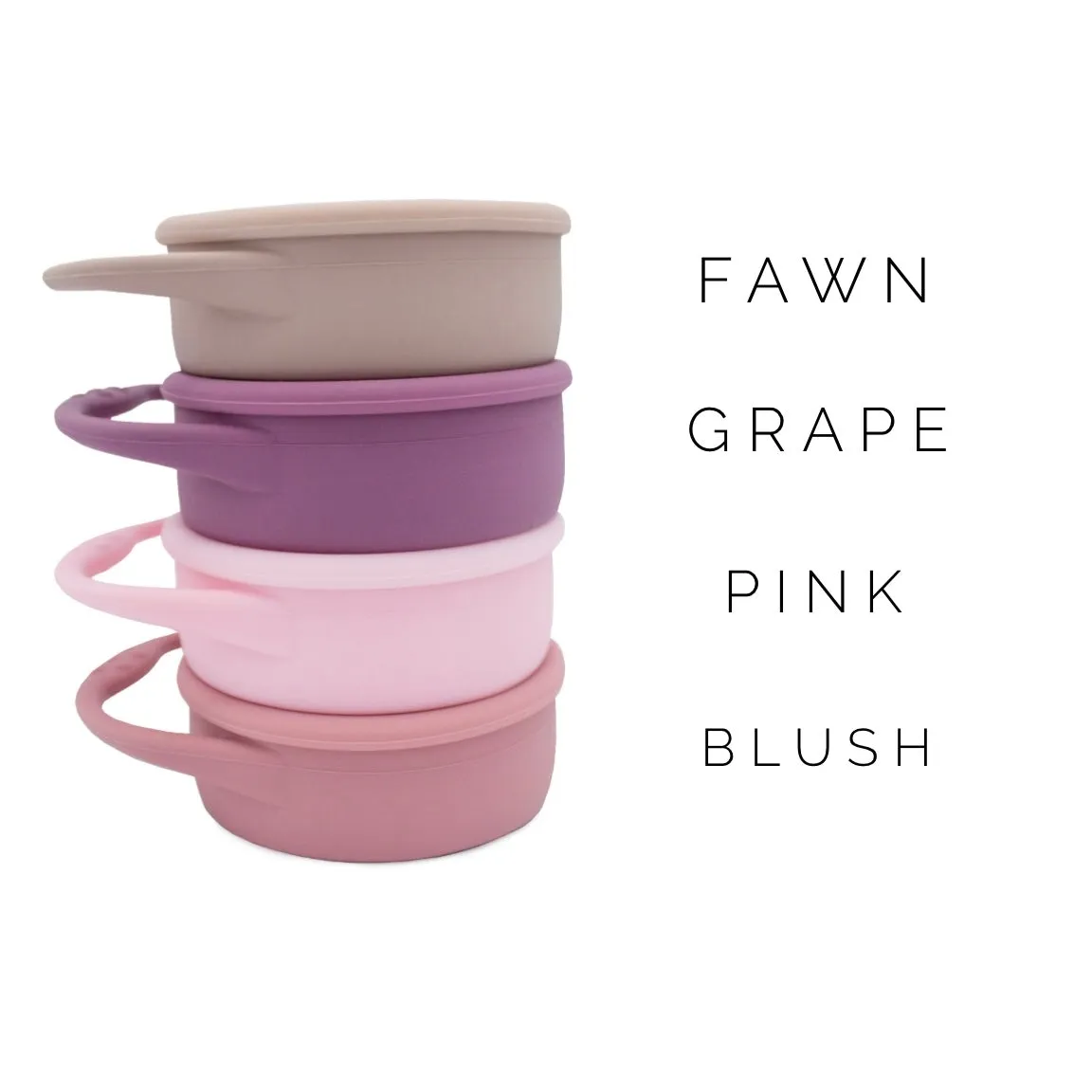 BapronBaby Silicone Collapsible Snack Cup - Blush