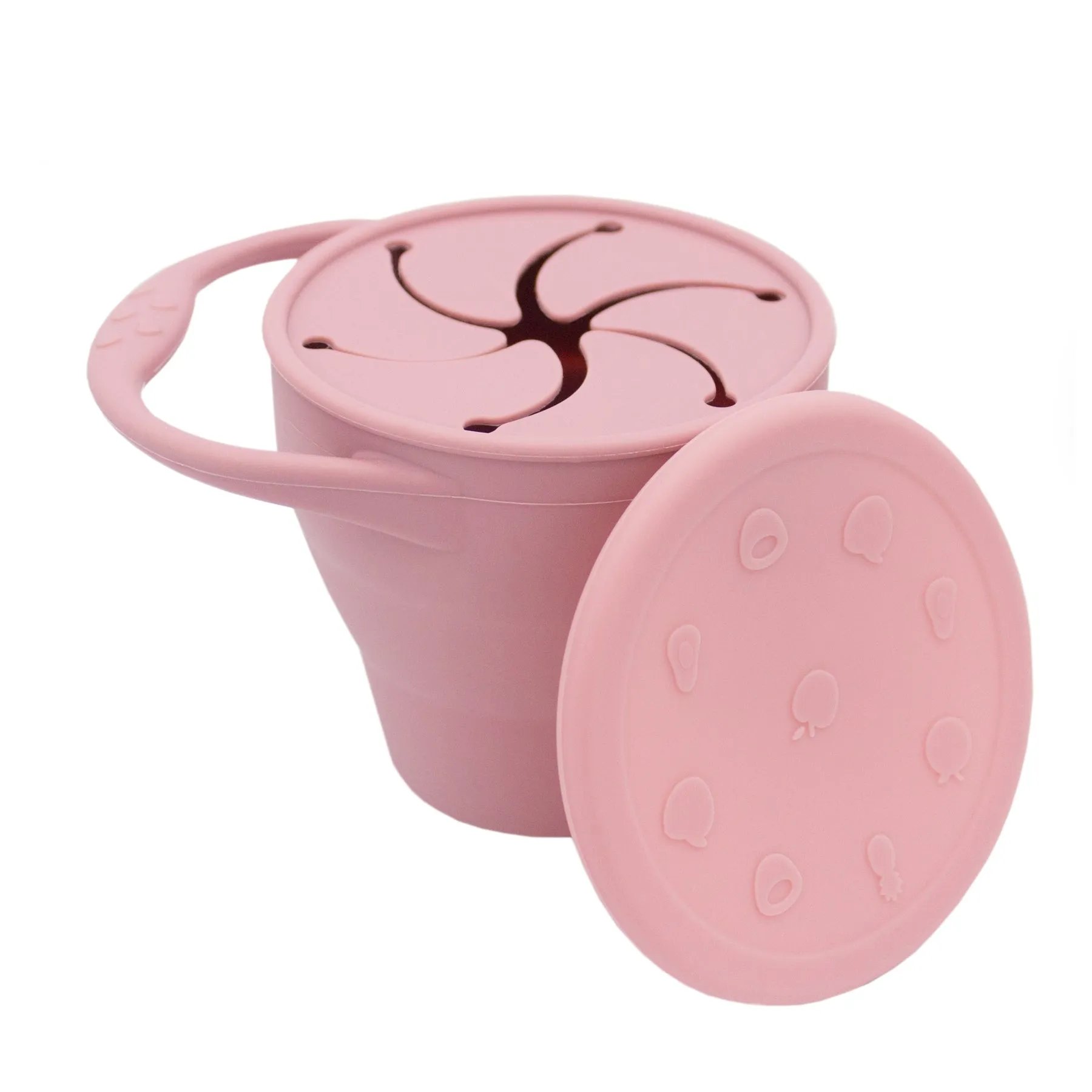 BapronBaby Silicone Collapsible Snack Cup - Blush