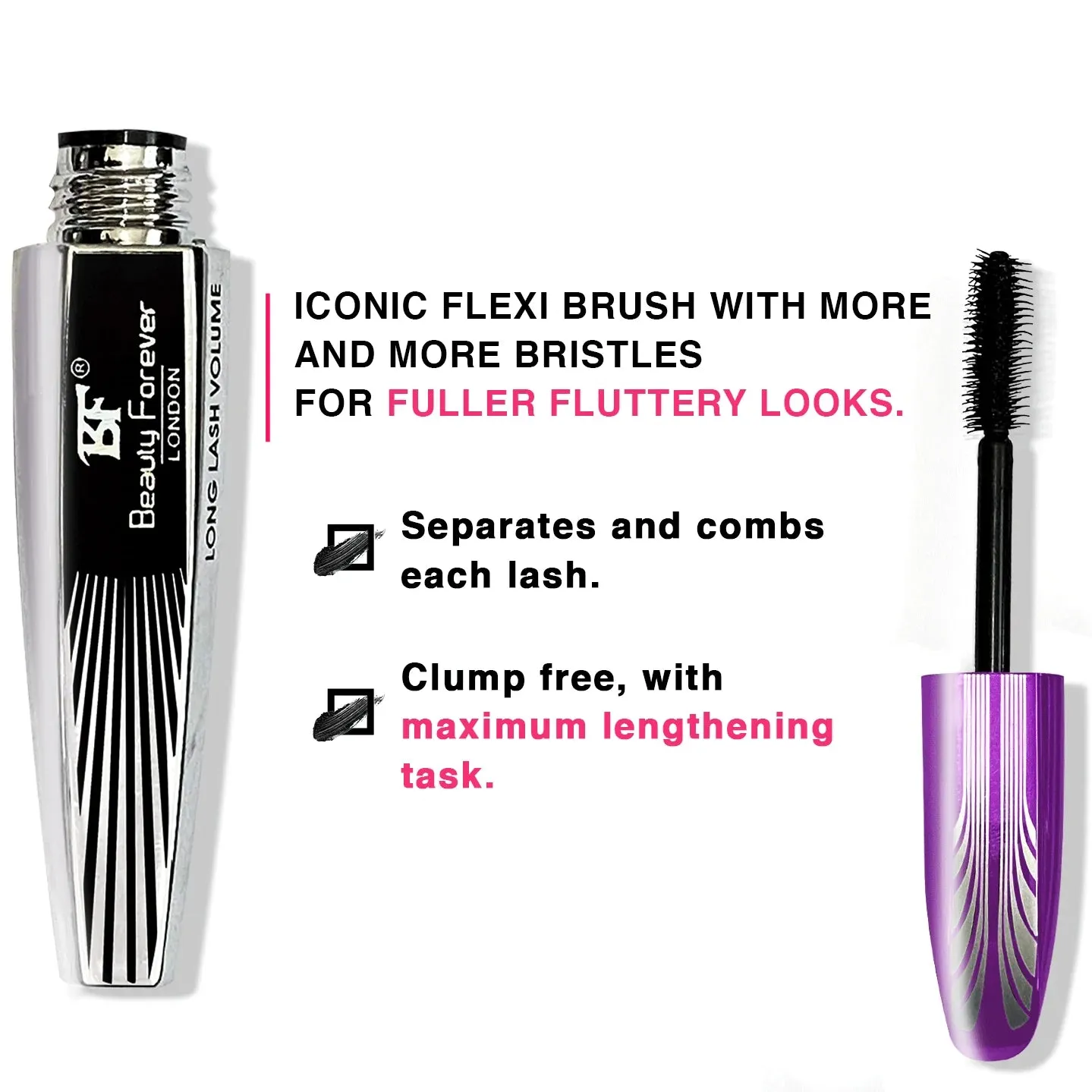 Beauty Forever BF Long Lash Volume Mascara Black