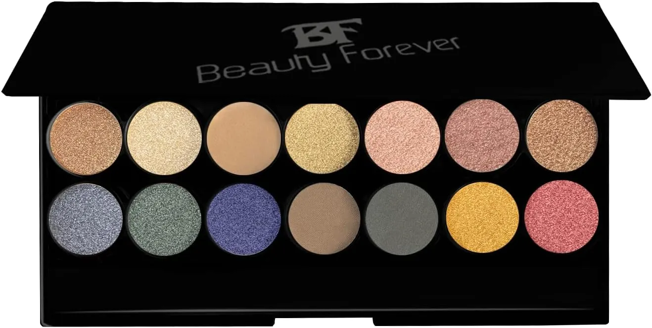 Beauty Forever BF Mineral Based 14S Eye Shadow Palette 101