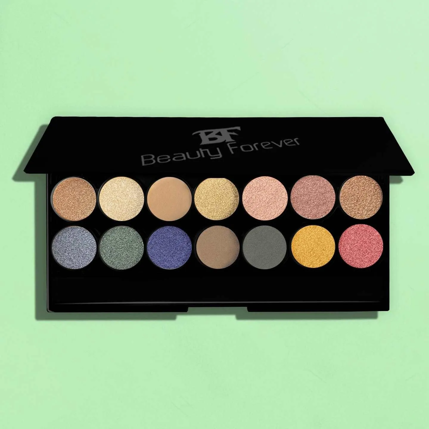 Beauty Forever BF Mineral Based 14S Eye Shadow Palette 101