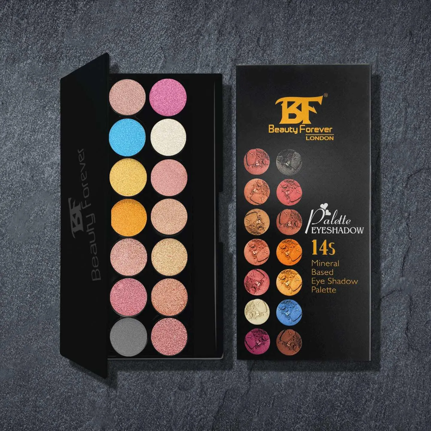 Beauty Forever BF Mineral Based 14S Eye Shadow Palette 102