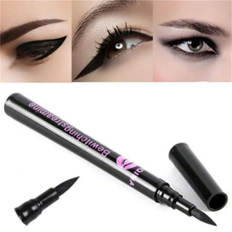 Black Waterproof Liquid Eye Liner Pen Pencil