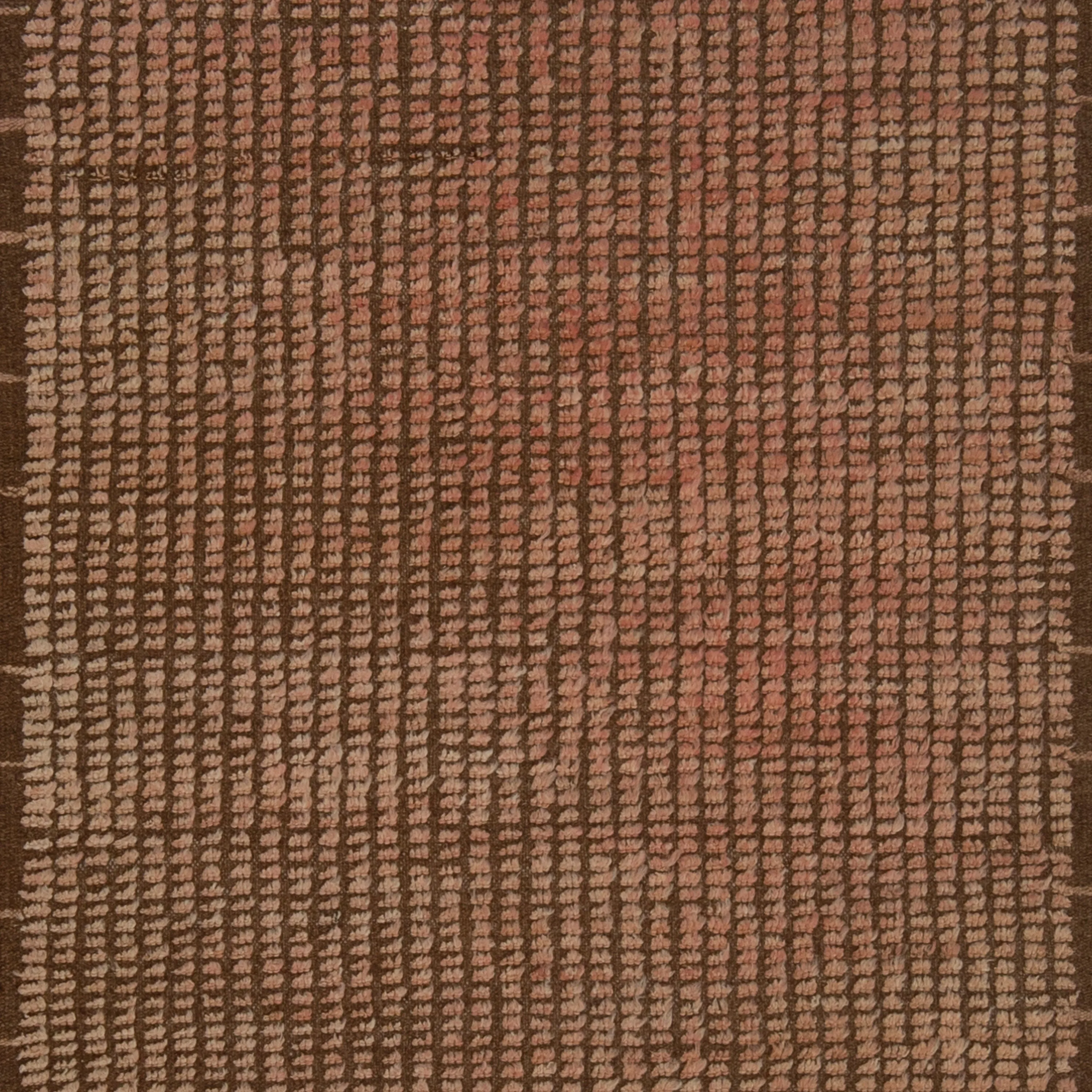 Brown Zameen Transitional Wool Rug - 3'2" x 13'1"