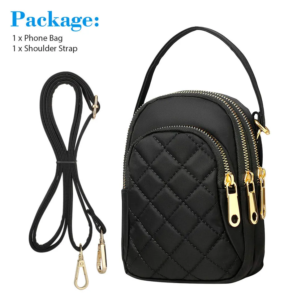 Cell Phone Shoulder Bag Crossbody Purse Small Wallet Handbag Zipper Case Pouch