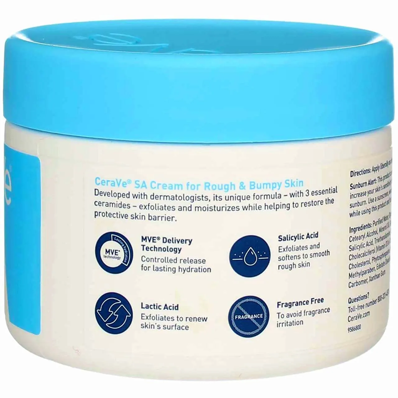 CERAVE SA RENEWING CREAM FOR ROUGH & BUMPY SKIN12 Oz