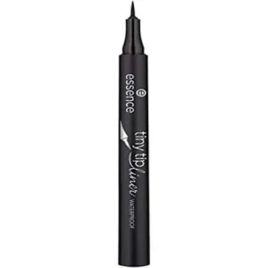 Cosmetics Tiny Tip Liner Waterproof Eyeliner 01 Deep Black Makeup, Essence
