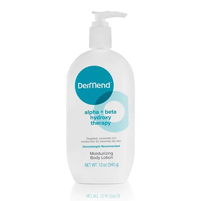 DerMend Alpha   Beta Hydroxy Moisturizer Glycolic Acid Lotion 12Oz