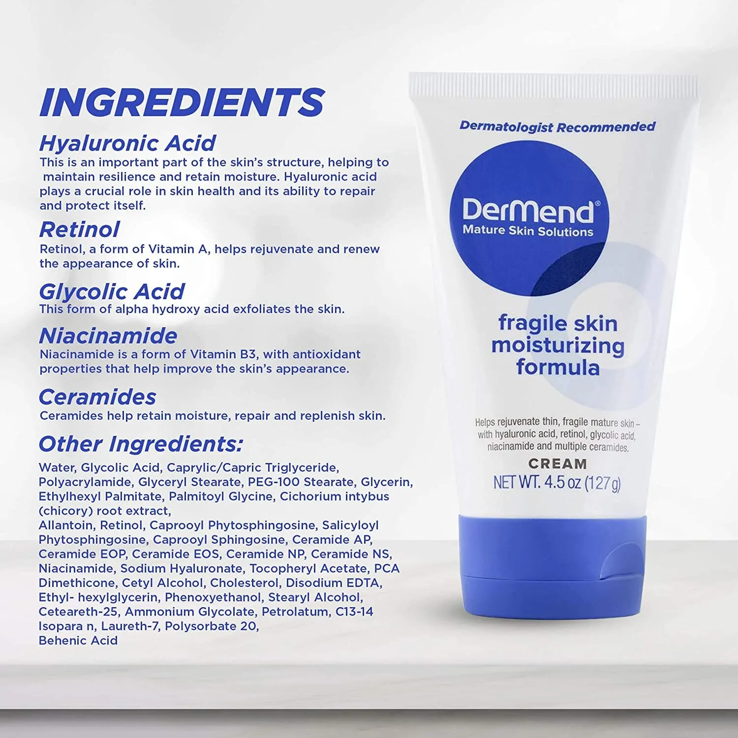 DerMend Fragile Skin Moisturizing Formula Cream