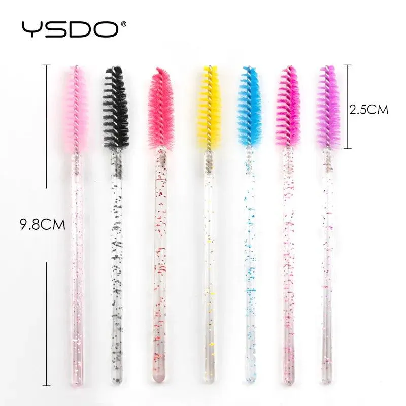 Diamond Eyelash Brush Set: Sleek, Portable, and Precise Extension Tool