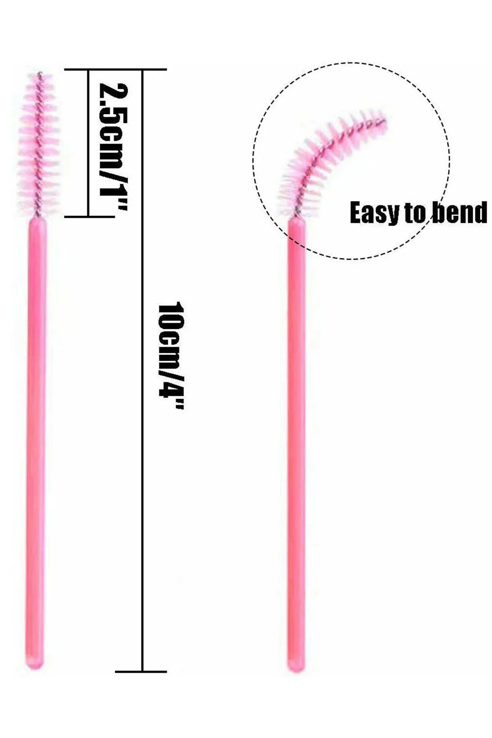 Disposable Eyelash Brush 50 Pack