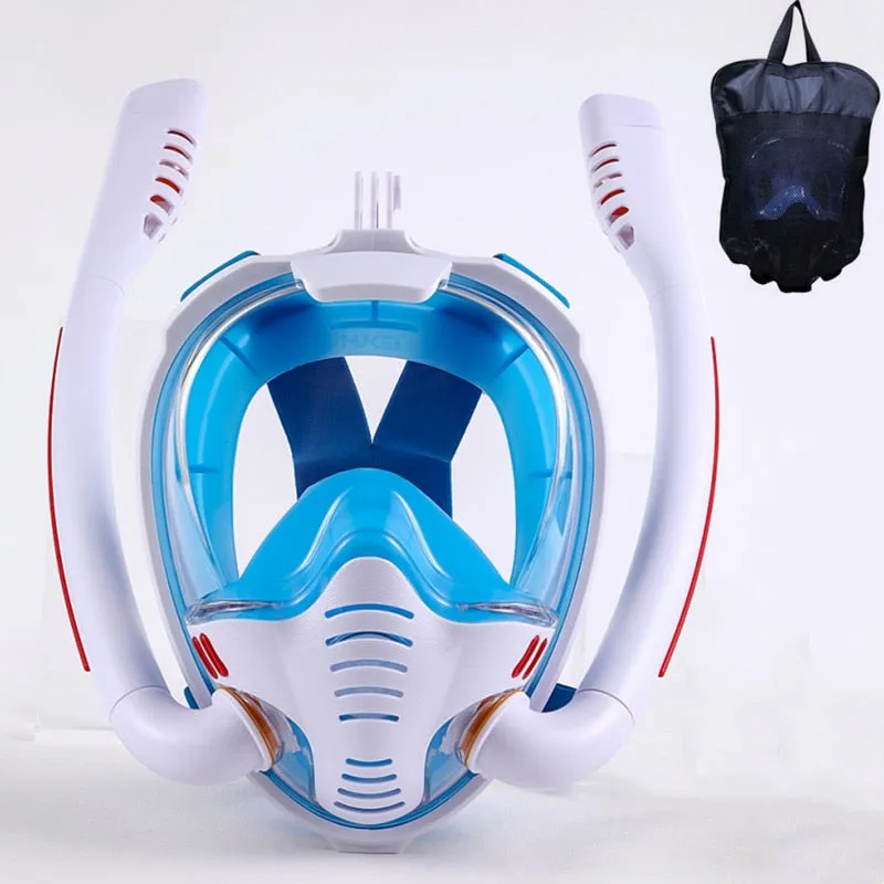 Double respirator Snorkeling Diving Mask