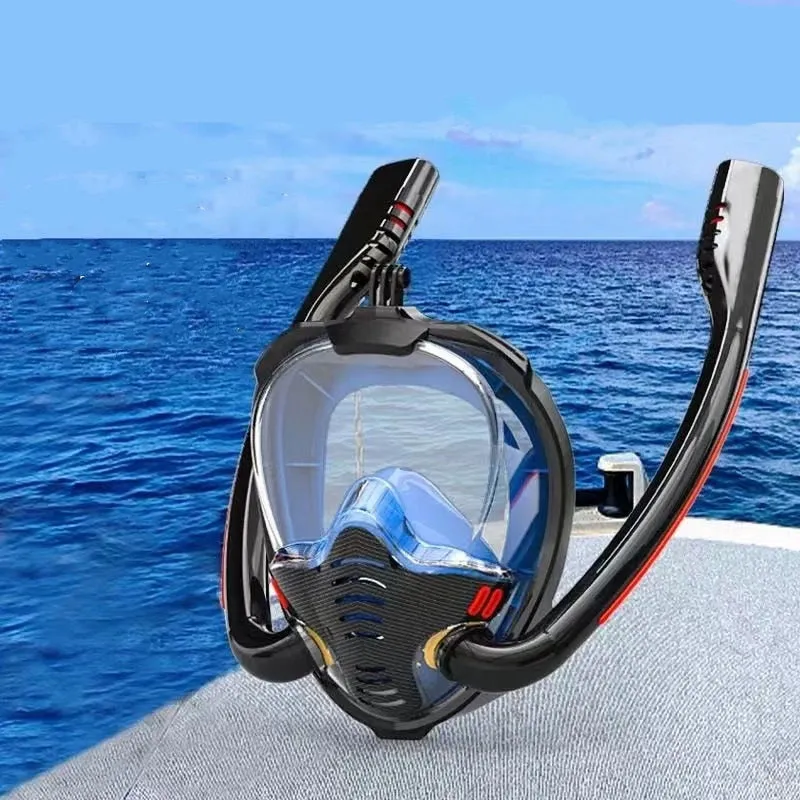 Double respirator Snorkeling Diving Mask