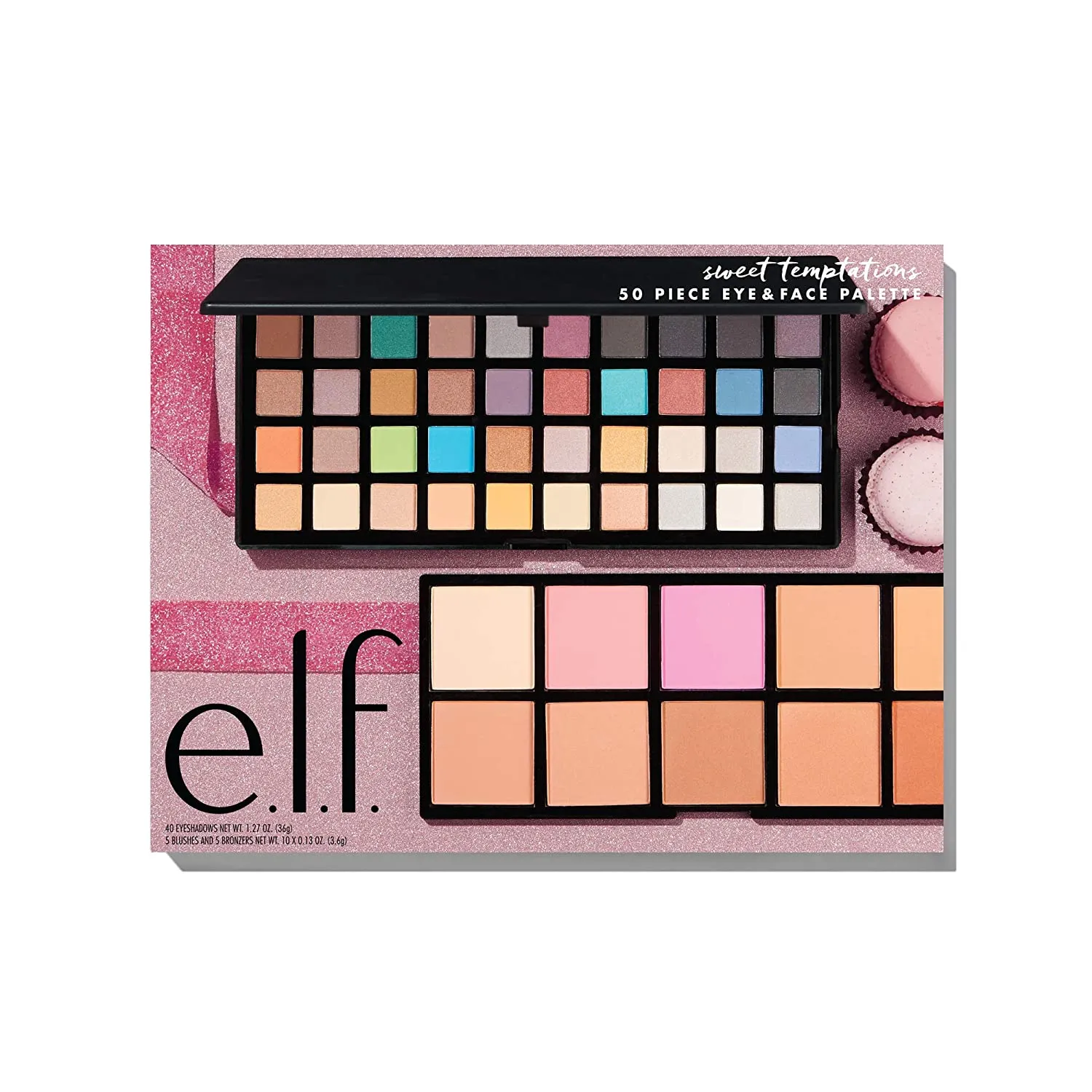 E.L.F SWEET TEMPTATIONS 50 COLOR EYE & FACE PALETTE