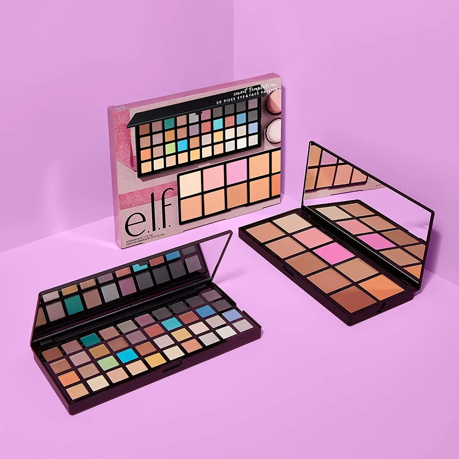 E.L.F SWEET TEMPTATIONS 50 COLOR EYE & FACE PALETTE