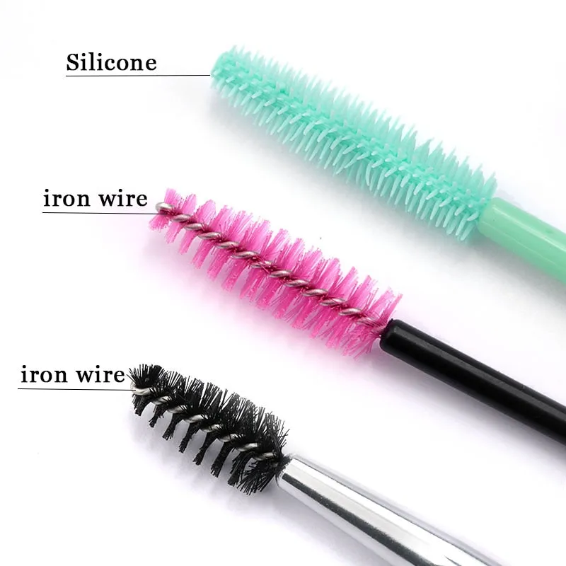 Eyelash Extension Disposable Eyebrow brush Mascara Wand Applicator Spoolers Eye Lashes Cosmetic Brushes Set makeup tools