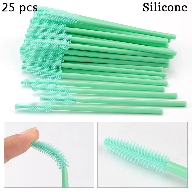 Eyelash Extension Disposable Eyebrow brush Mascara Wand Applicator Spoolers Eye Lashes Cosmetic Brushes Set makeup tools