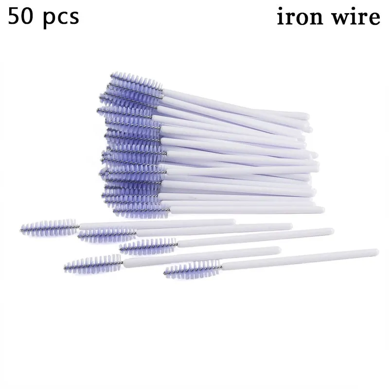 Eyelash Extension Disposable Eyebrow brush Mascara Wand Applicator Spoolers Eye Lashes Cosmetic Brushes Set makeup tools