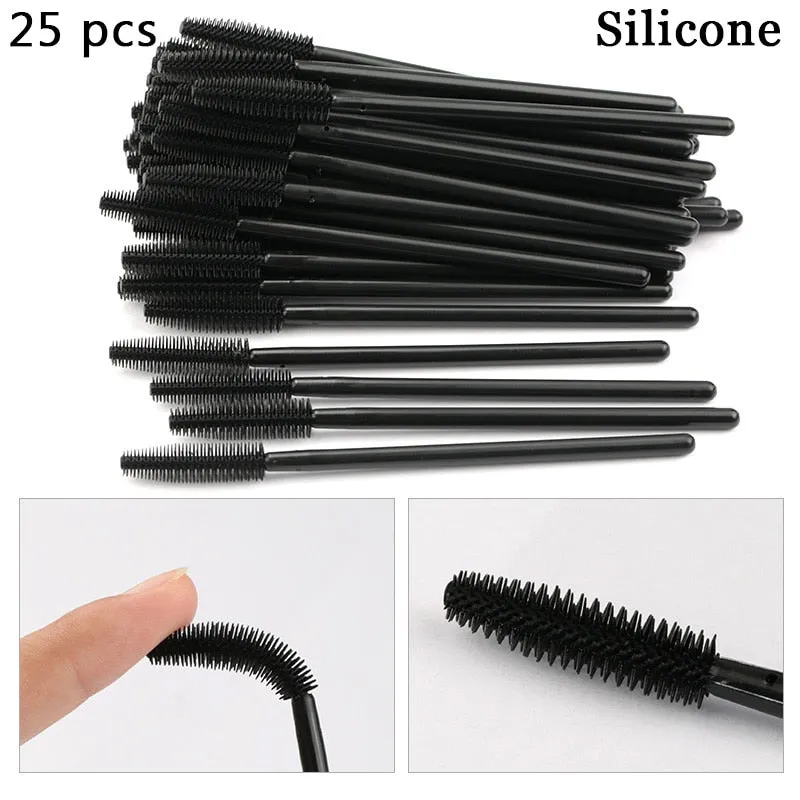 Eyelash Extension Disposable Eyebrow brush Mascara Wand Applicator Spoolers Eye Lashes Cosmetic Brushes Set makeup tools