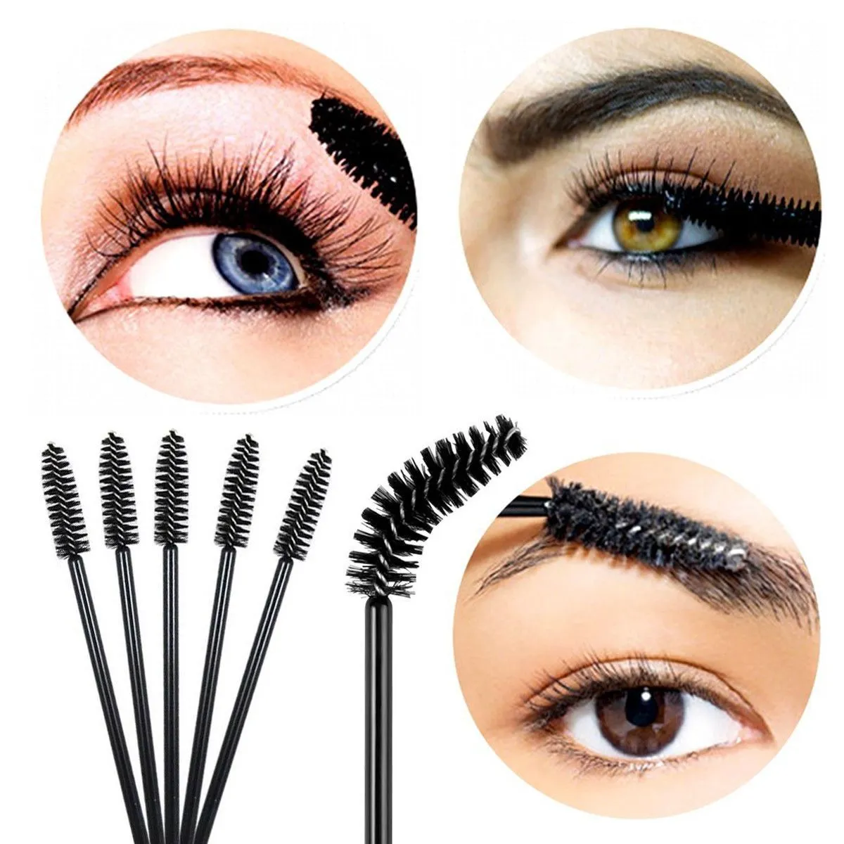 Glamza Disposable Mascara Wands - Pack of 100 with Free UK Postage