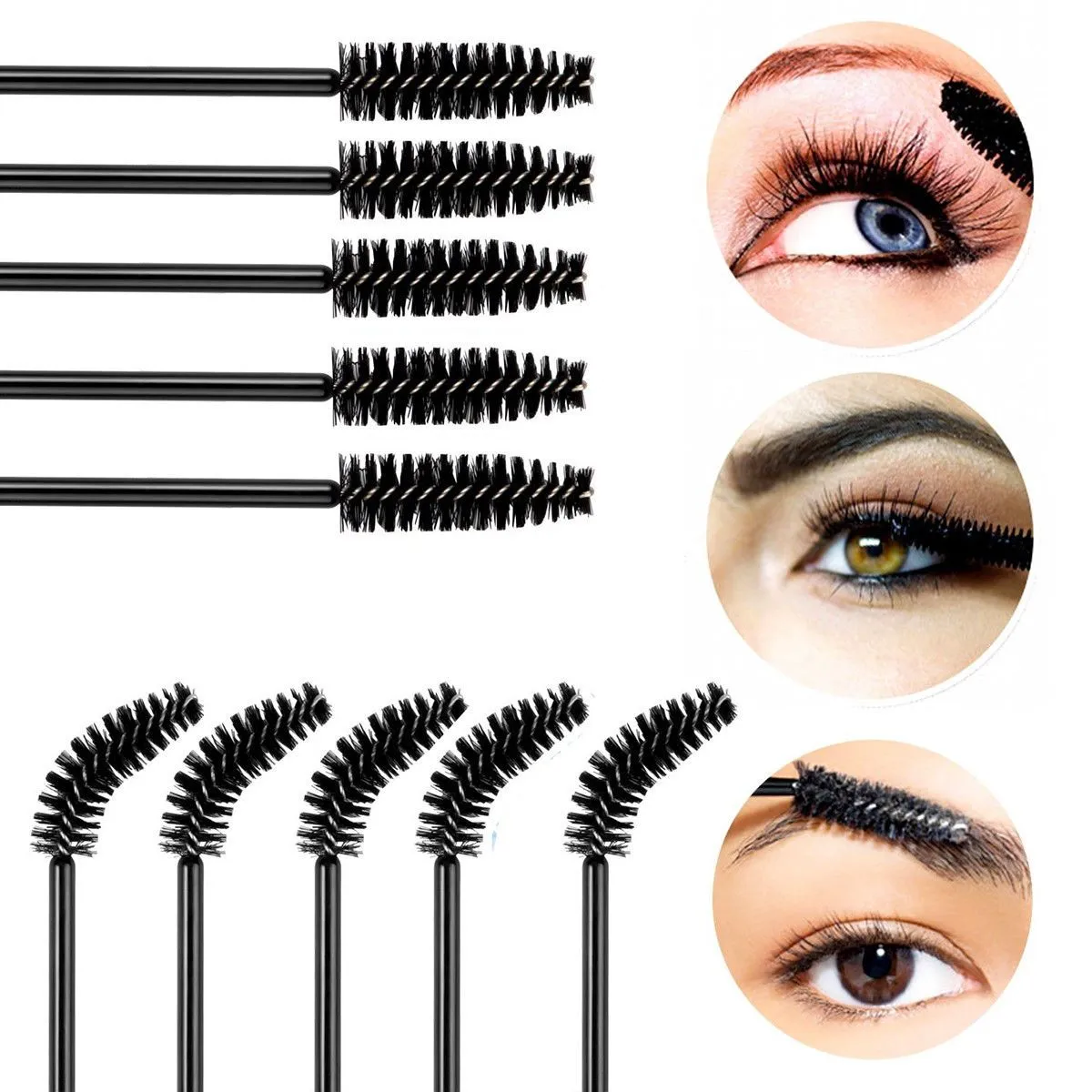 Glamza Disposable Mascara Wands - Pack of 100 with Free UK Postage