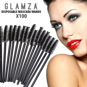 Glamza Disposable Mascara Wands - Pack of 100 with Free UK Postage