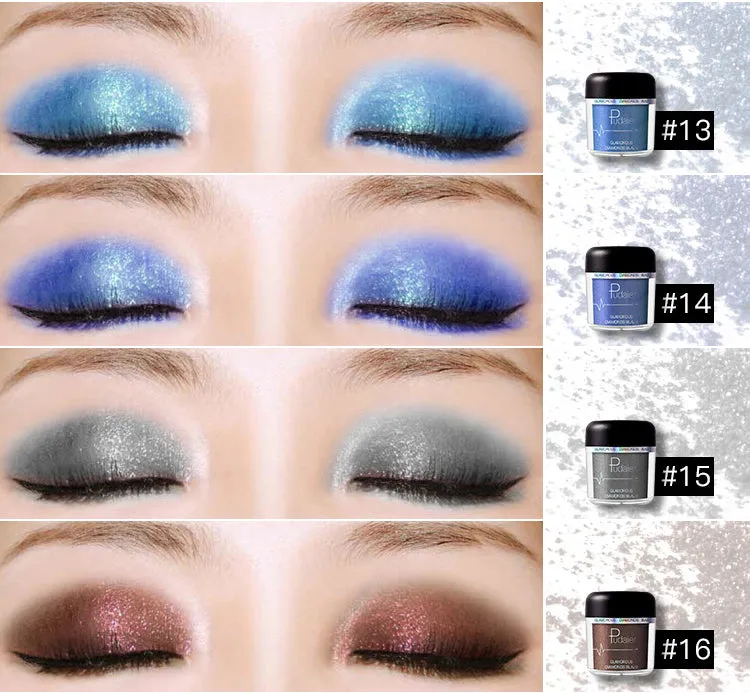 Glitter Eyeshadow Powder Pigments  Easy to Wear Waterproof Shimmer