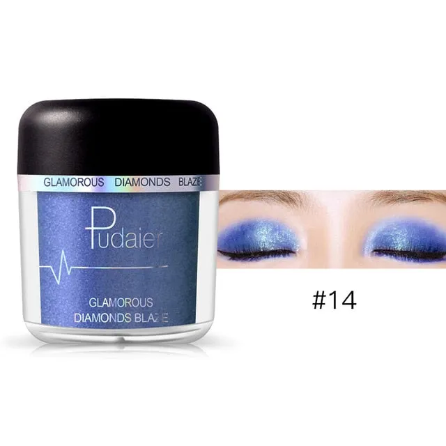 Glitter Eyeshadow Powder Pigments  Easy to Wear Waterproof Shimmer