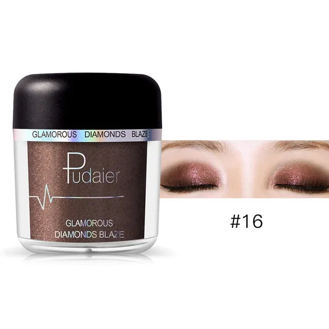 Glitter Eyeshadow Powder Pigments  Easy to Wear Waterproof Shimmer