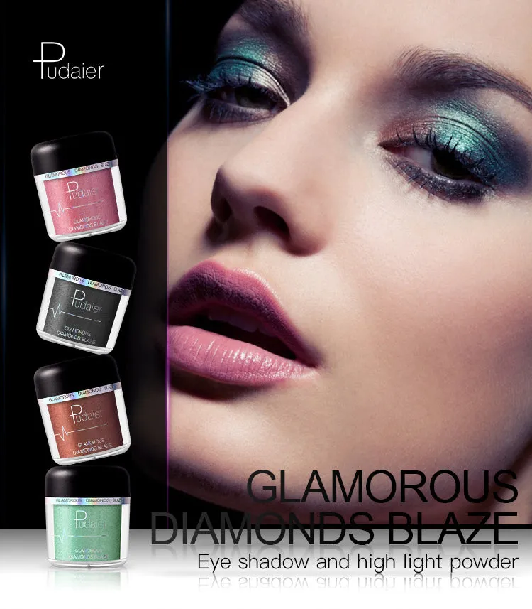 Glitter Eyeshadow Powder Pigments  Easy to Wear Waterproof Shimmer