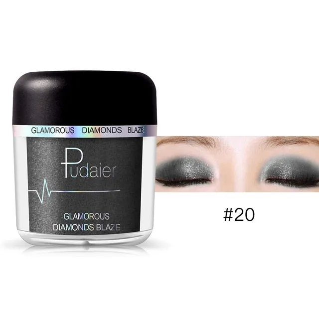 Glitter Eyeshadow Powder Pigments  Easy to Wear Waterproof Shimmer