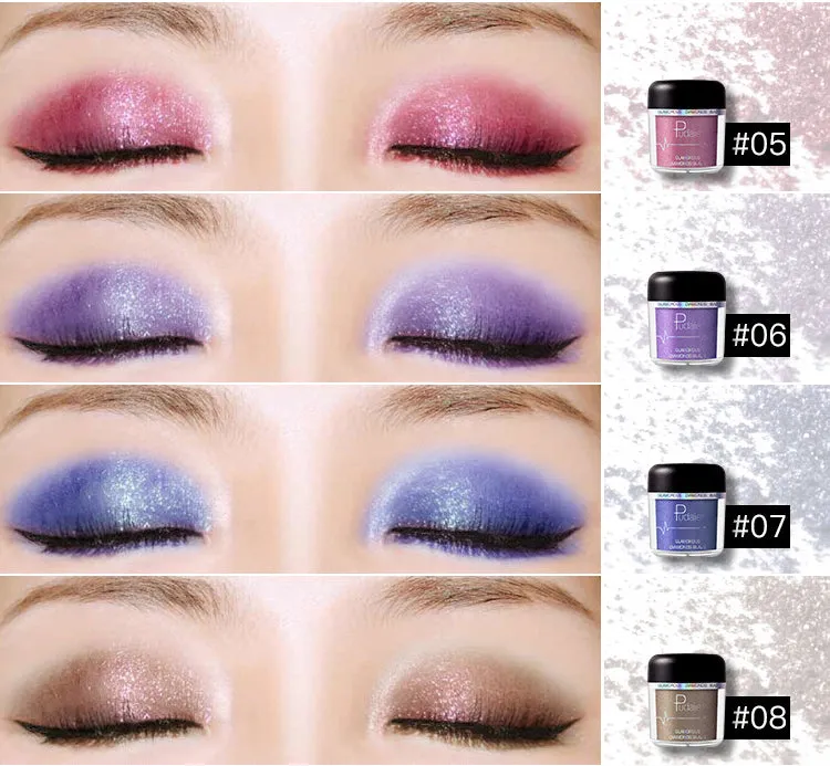 Glitter Eyeshadow Powder Pigments  Easy to Wear Waterproof Shimmer