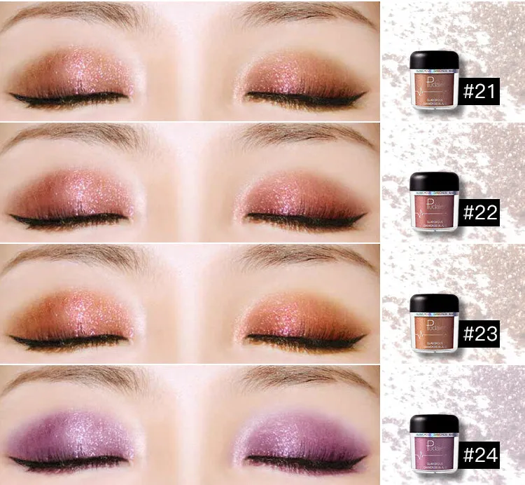 Glitter Eyeshadow Powder Pigments  Easy to Wear Waterproof Shimmer