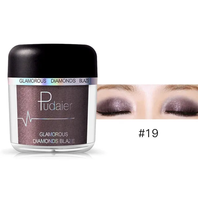 Glitter Eyeshadow Powder Pigments  Easy to Wear Waterproof Shimmer