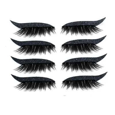 Herbruikbare eyeliner- en wimperstickers  | Geef je ogen een onweerstaanbare upgrade | (4 paar/set)