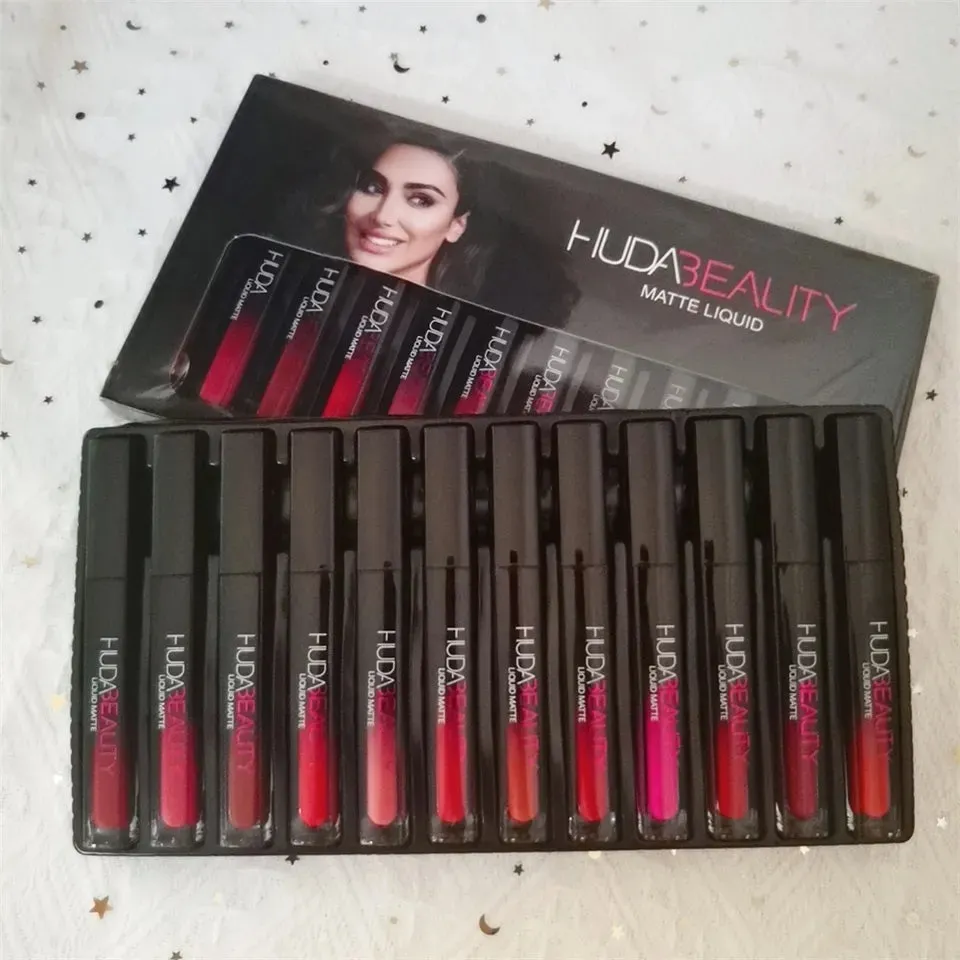 Huda Beauty Liquid Matte Lipstick - Set of 12