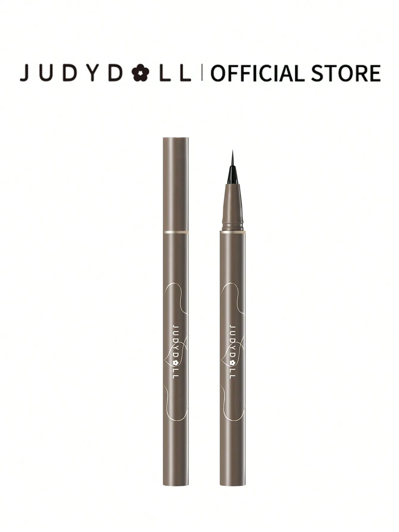 JUDYDOLL JUDYDOLL Slim Liquid Eyeliner 400mg Ultra-Fine, Quick-Drying, Waterproof, Smudge-Proof Brown Eyeliner Pen