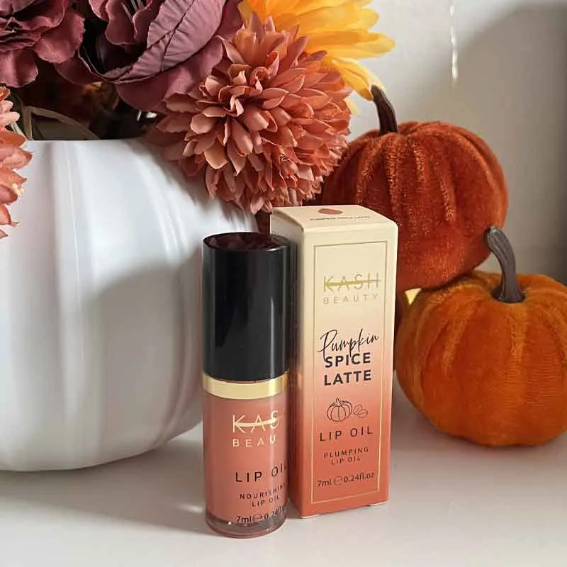 KASH Beauty Pumpkin Spice Latte Plumping Lip Oil