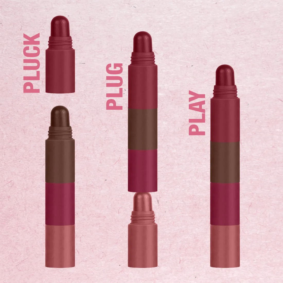 Lipstack- Stackable Lipstick | 4 in 1 .