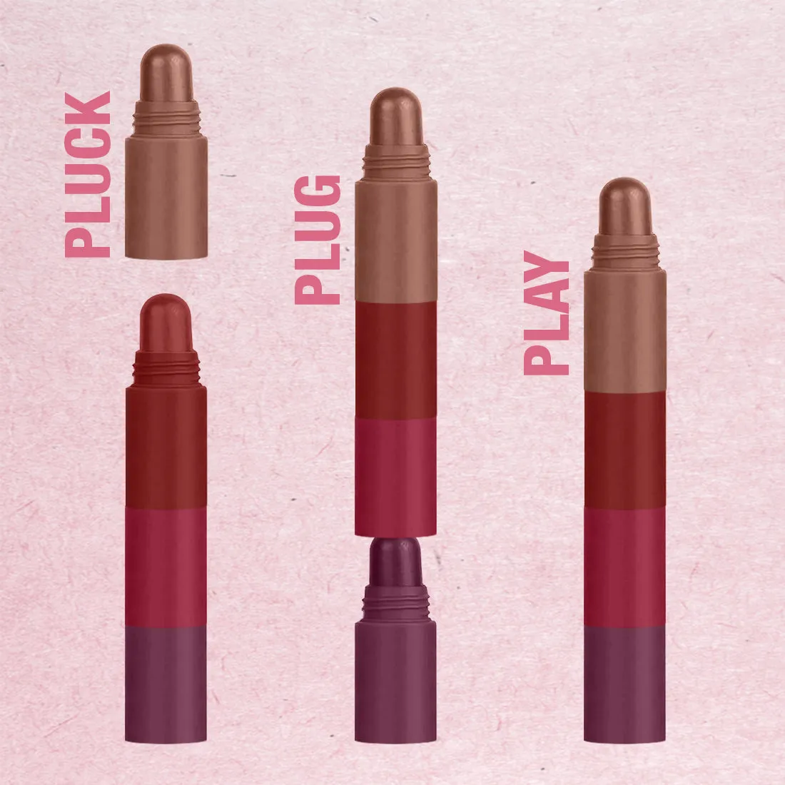 Lipstack- Stackable Lipstick | 4 in 1 .