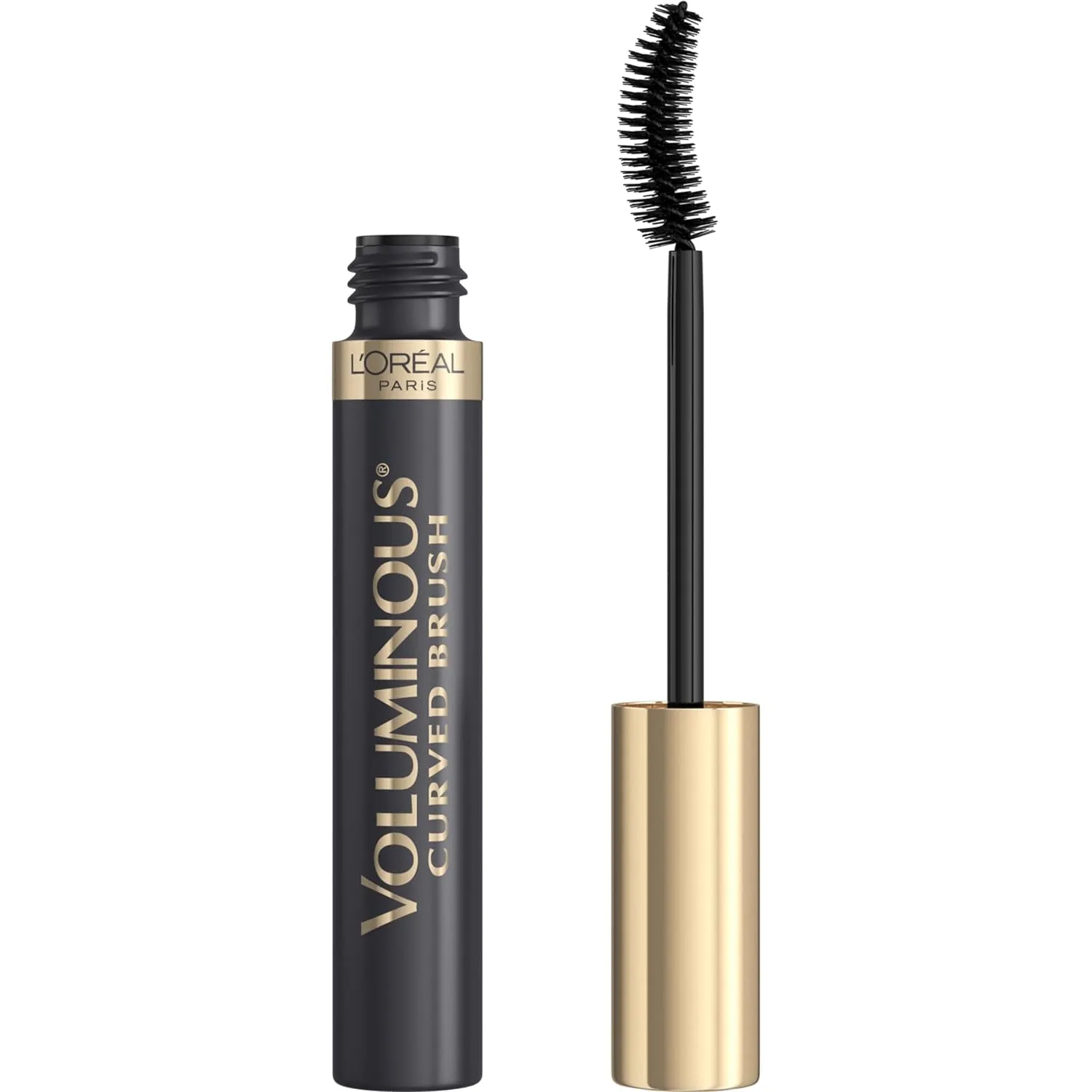 L'Oreal Paris Voluminous Mascara with Curved Brush - Black, 2 Pack