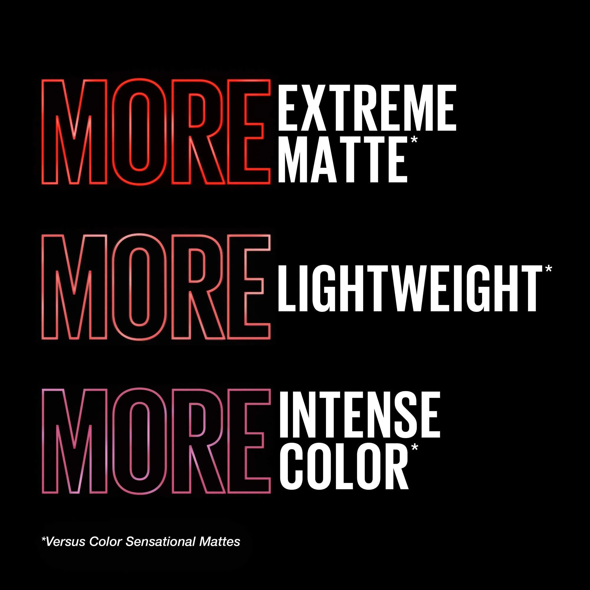 Maybelline Color Sensational Ultimatte Matte Lipstick, Non-Drying, Intense Color Pigment, More Ruby, Ruby Red, 1 Count