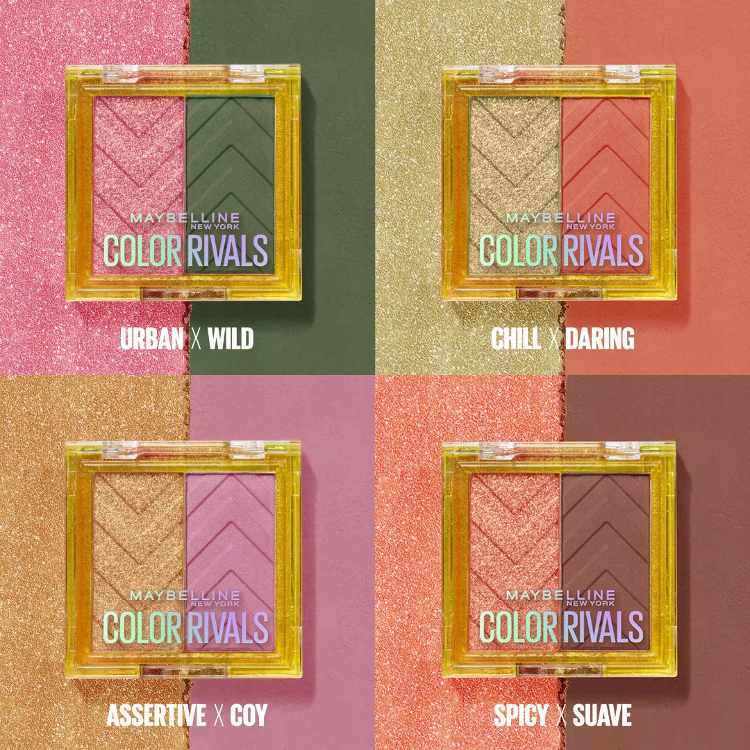 Maybelline New York Color Rivals Eyeshadows Urban X Wild