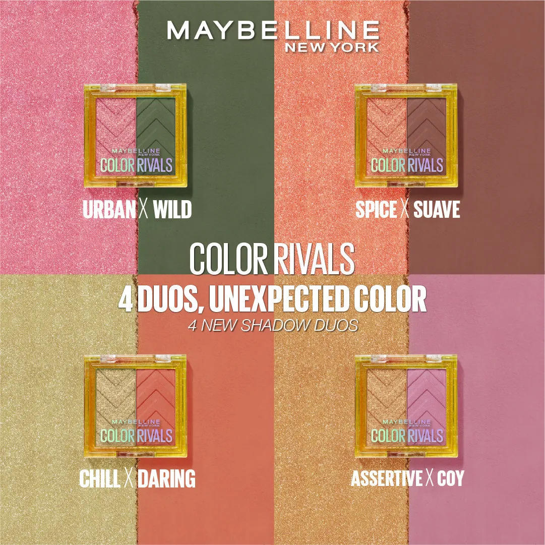 Maybelline New York Color Rivals Eyeshadows Urban X Wild